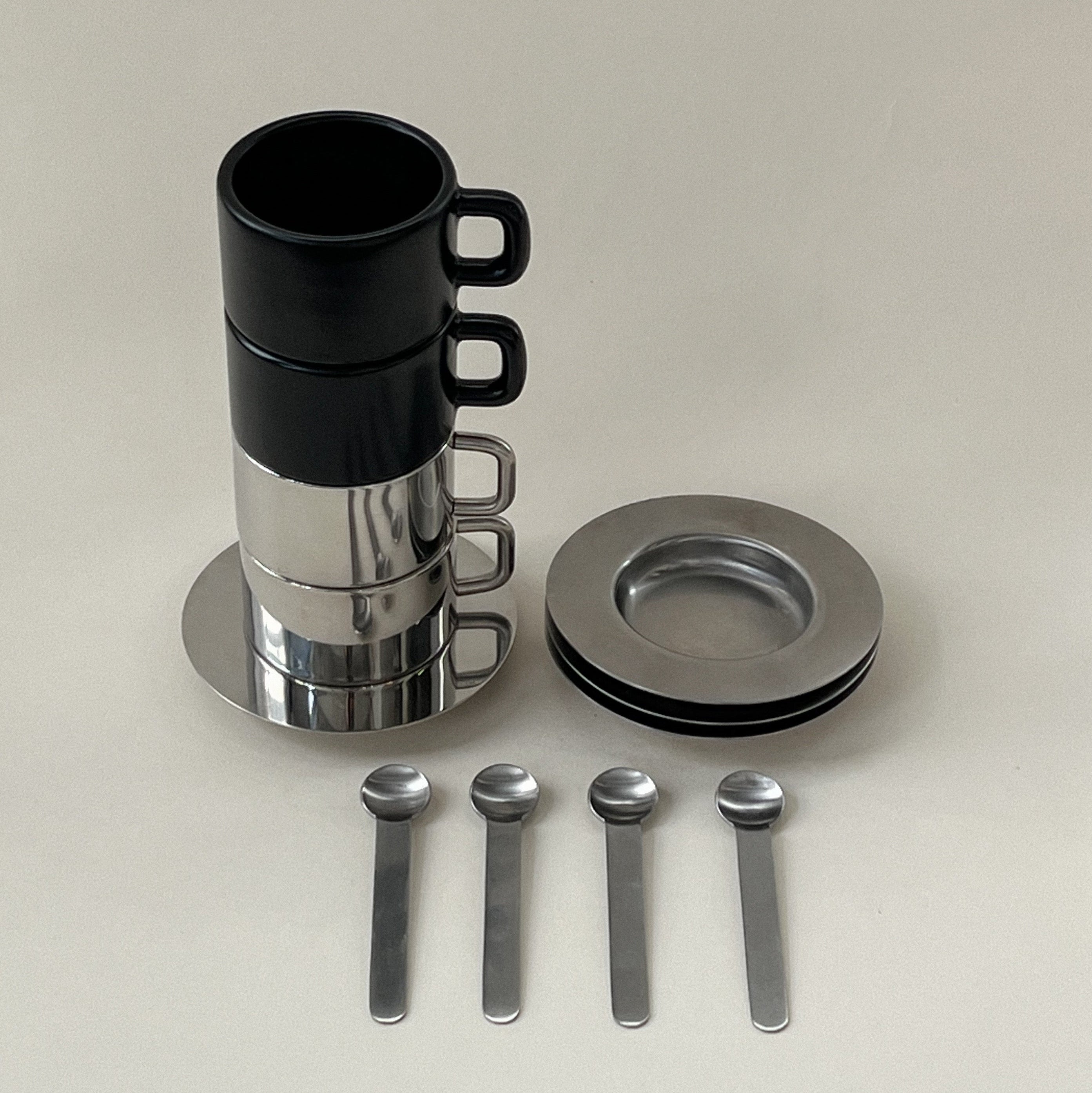 1970s Sergio Asti Demitasse Set 'BOCA' for ICM, Italy – BTWEEN SPACES