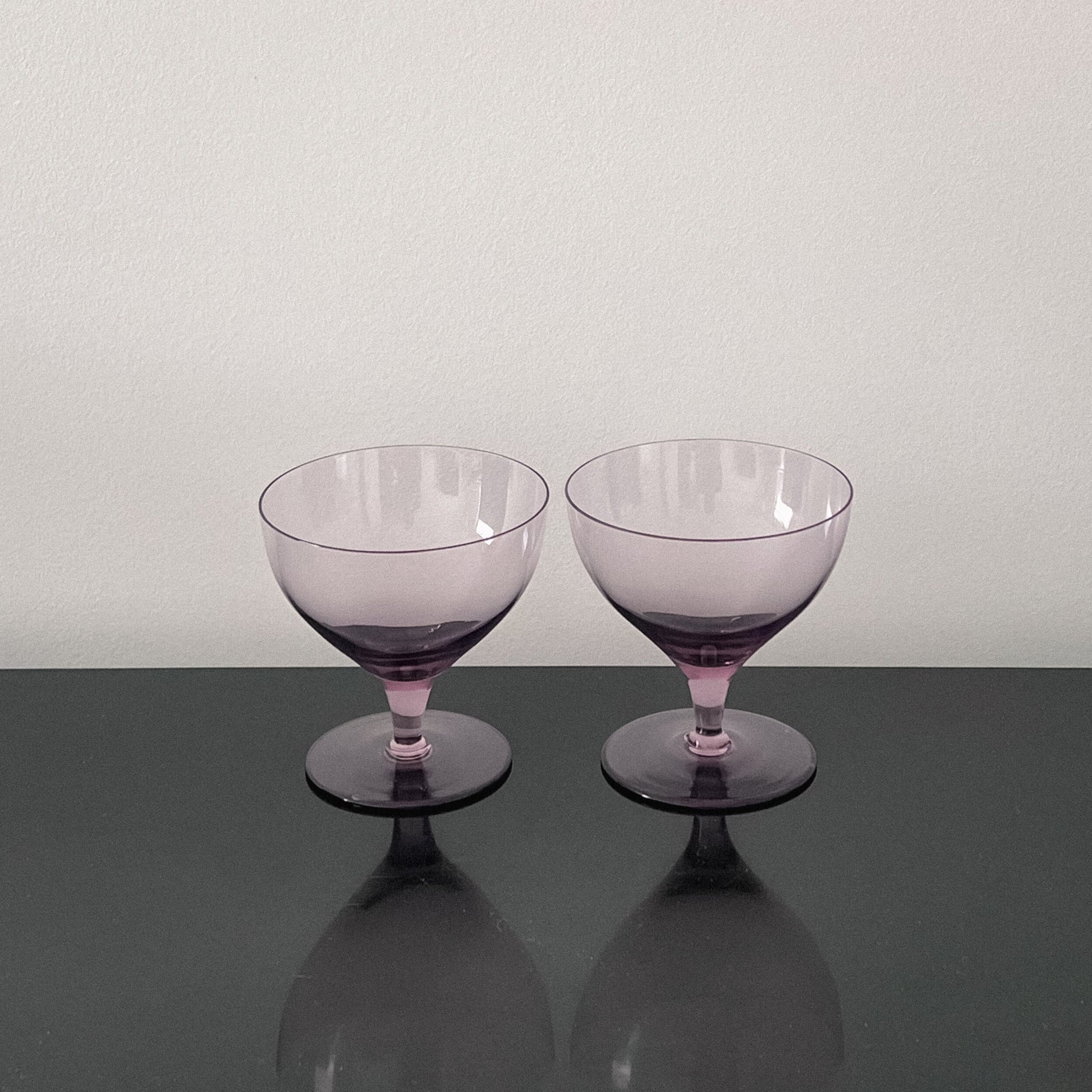 Purple Wine Glasses