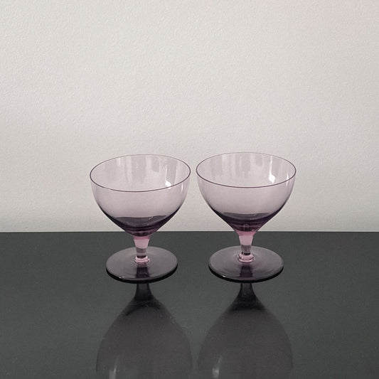 Purple Wine Glasses