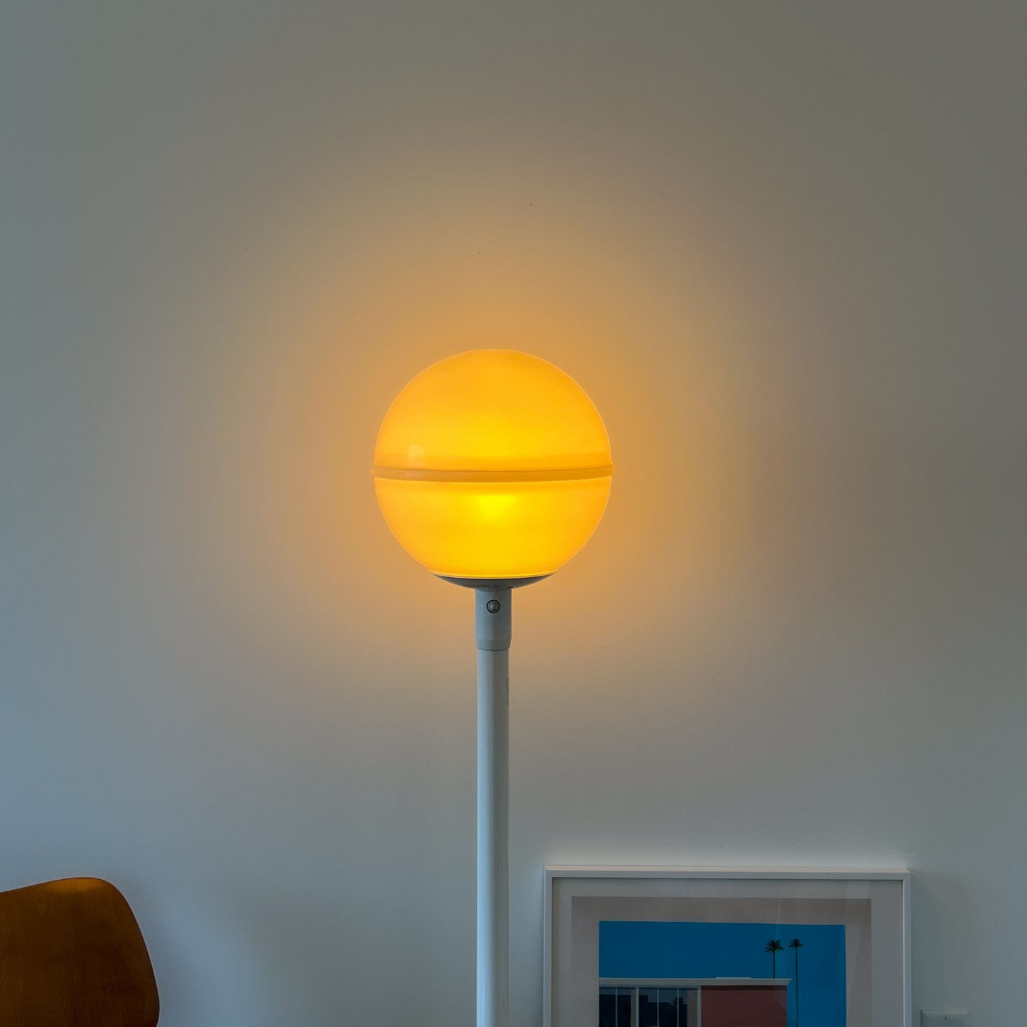 1960s Olympia Luna Globe 1 Floor Lamp