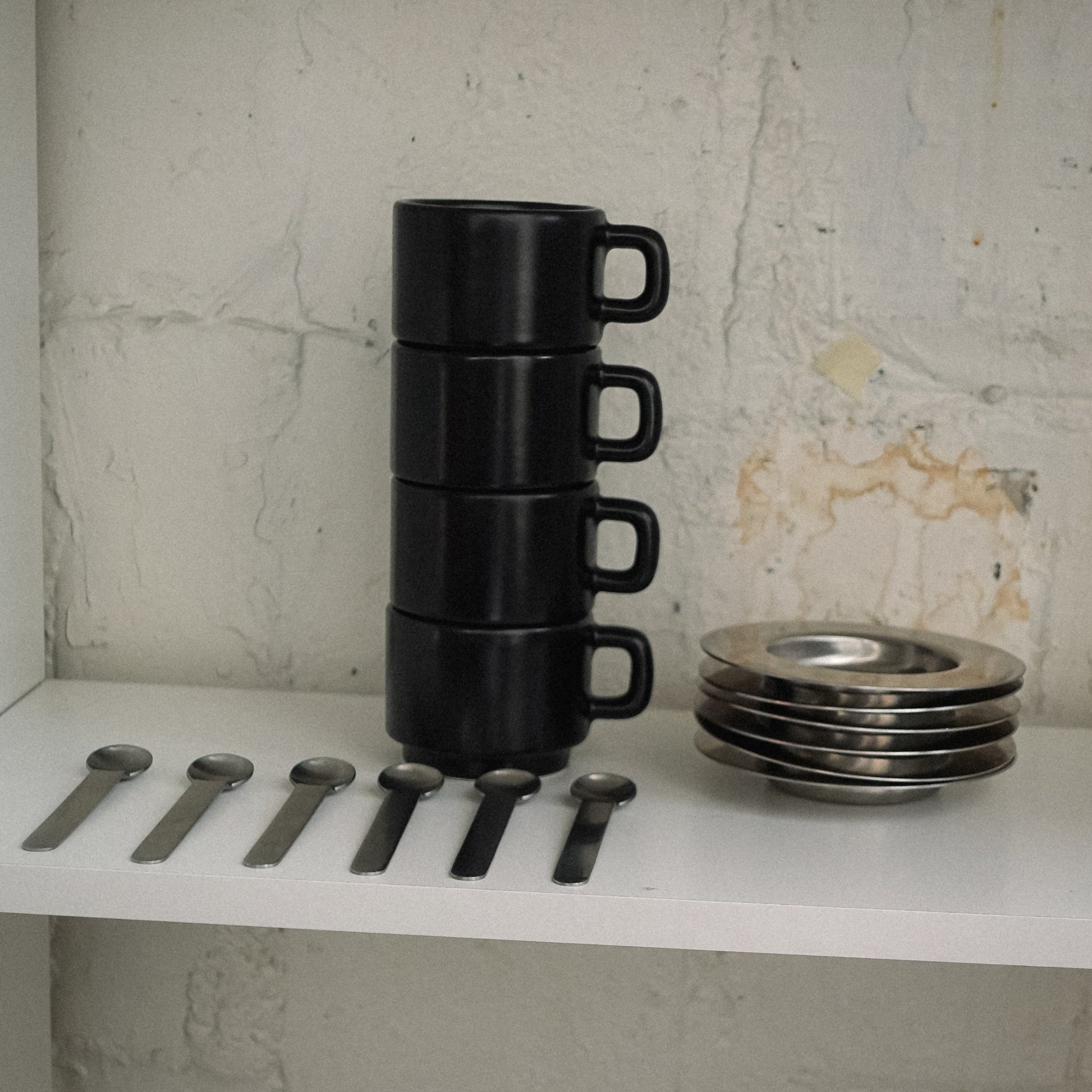 1970s Sergio Asti Demitasse Set ‘BOCA’ for ICM, Italy