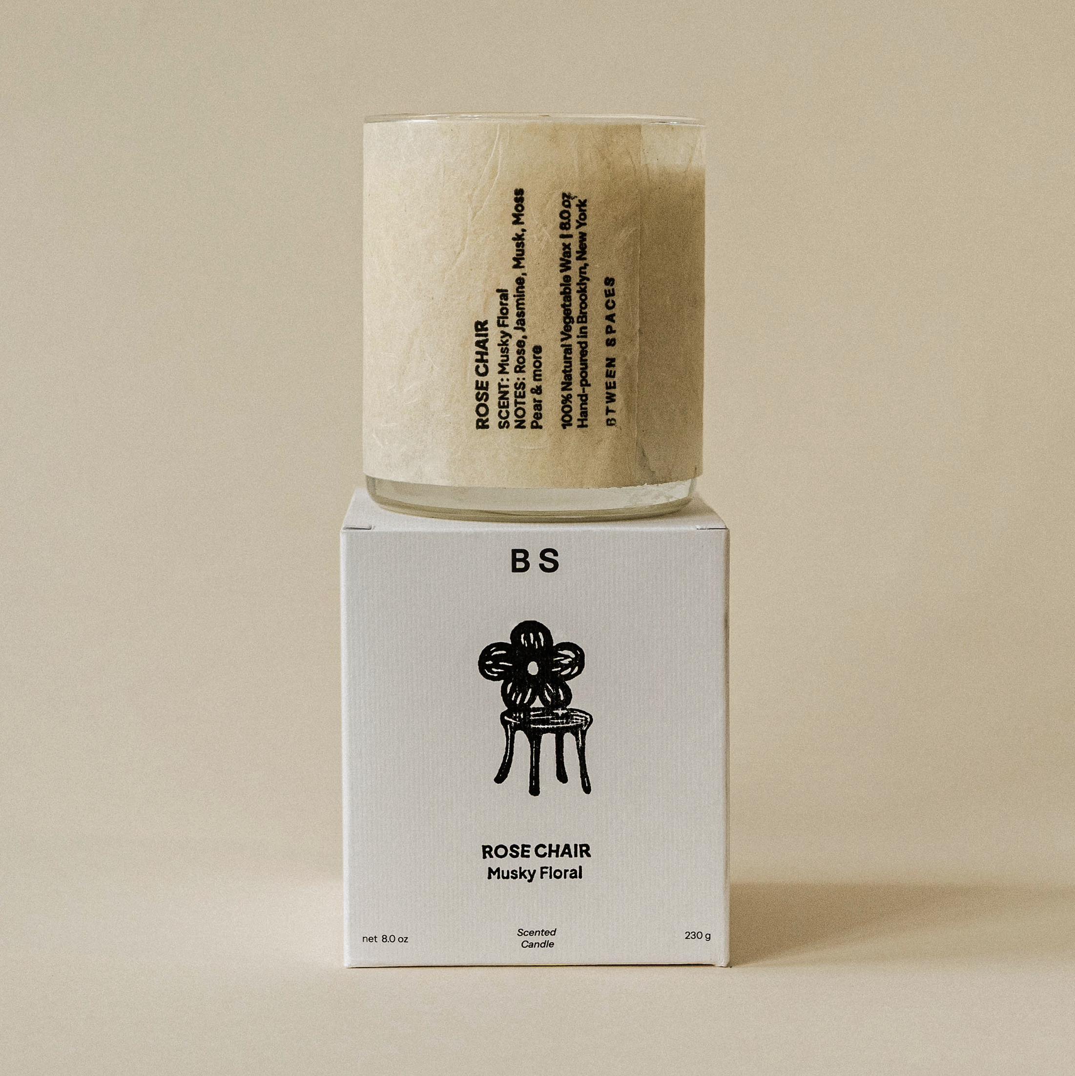 Horong Candle: Rose Chair