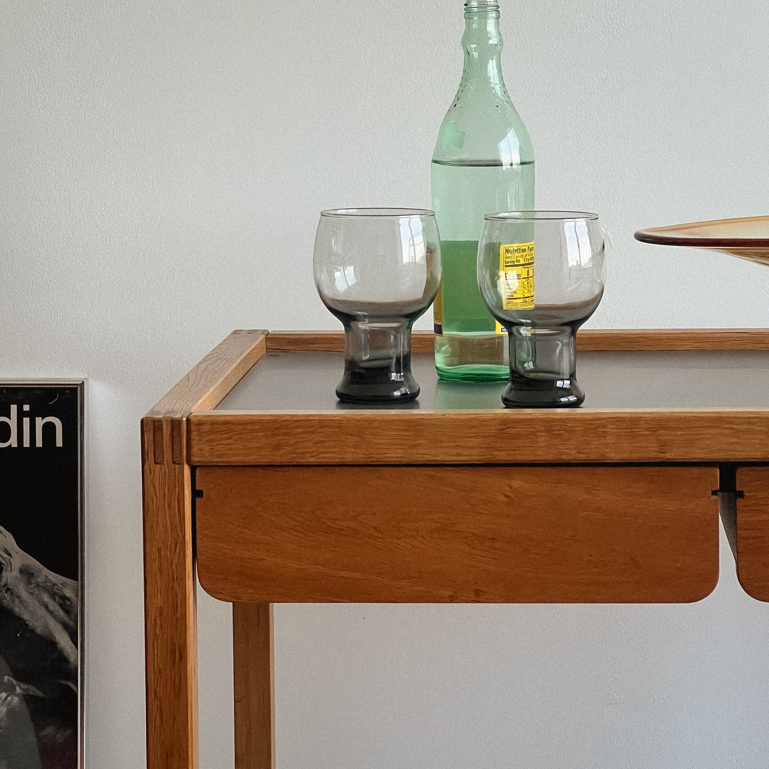 Danish Teak Bar Cart by Aksel Kjersgaard 1960s