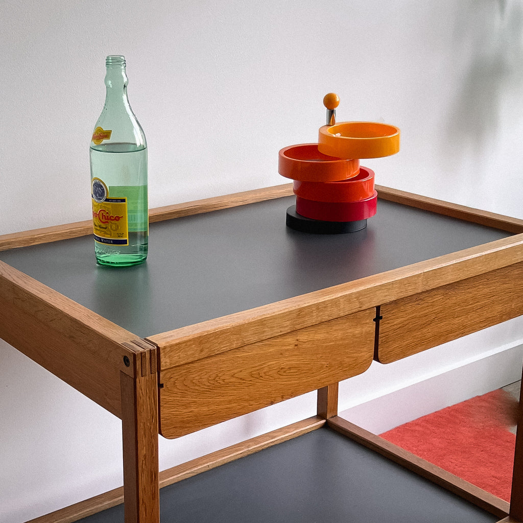 Danish Teak Bar Cart by Aksel Kjersgaard 1960s