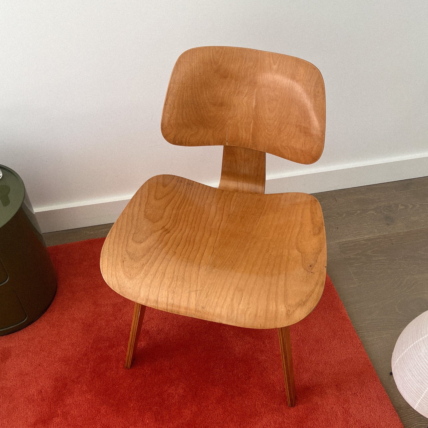 1940s First Generation Eames DCW Birchwood Chair By Evans