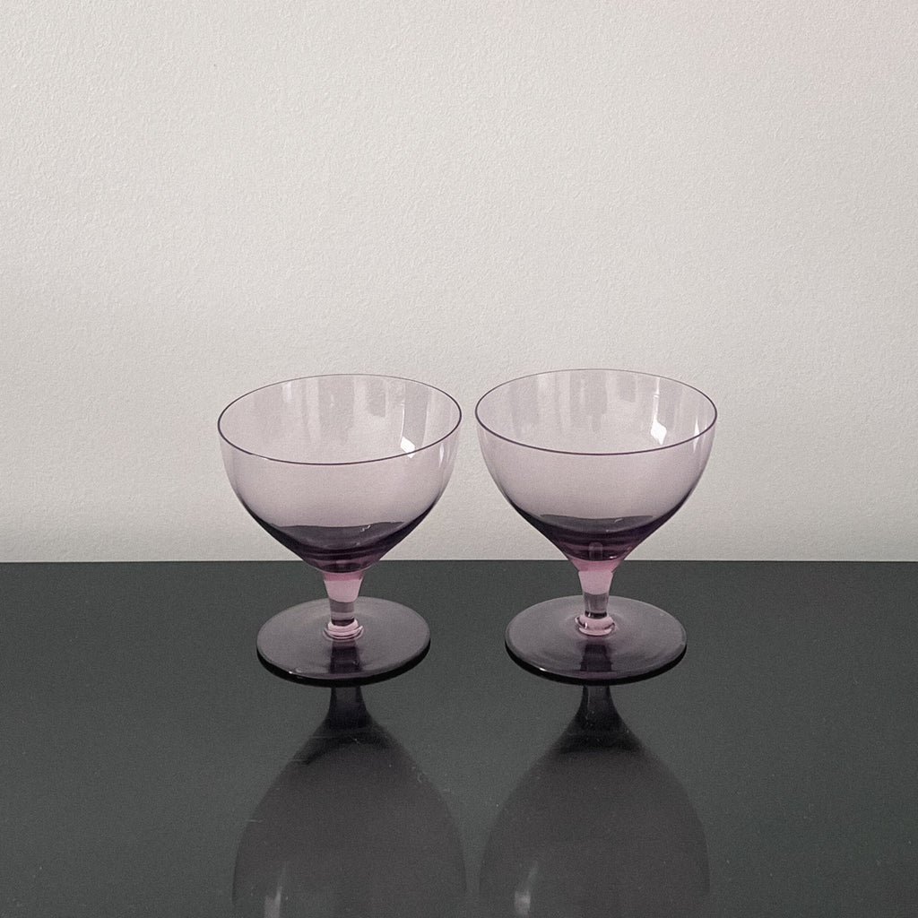 Purple Wine Glasses