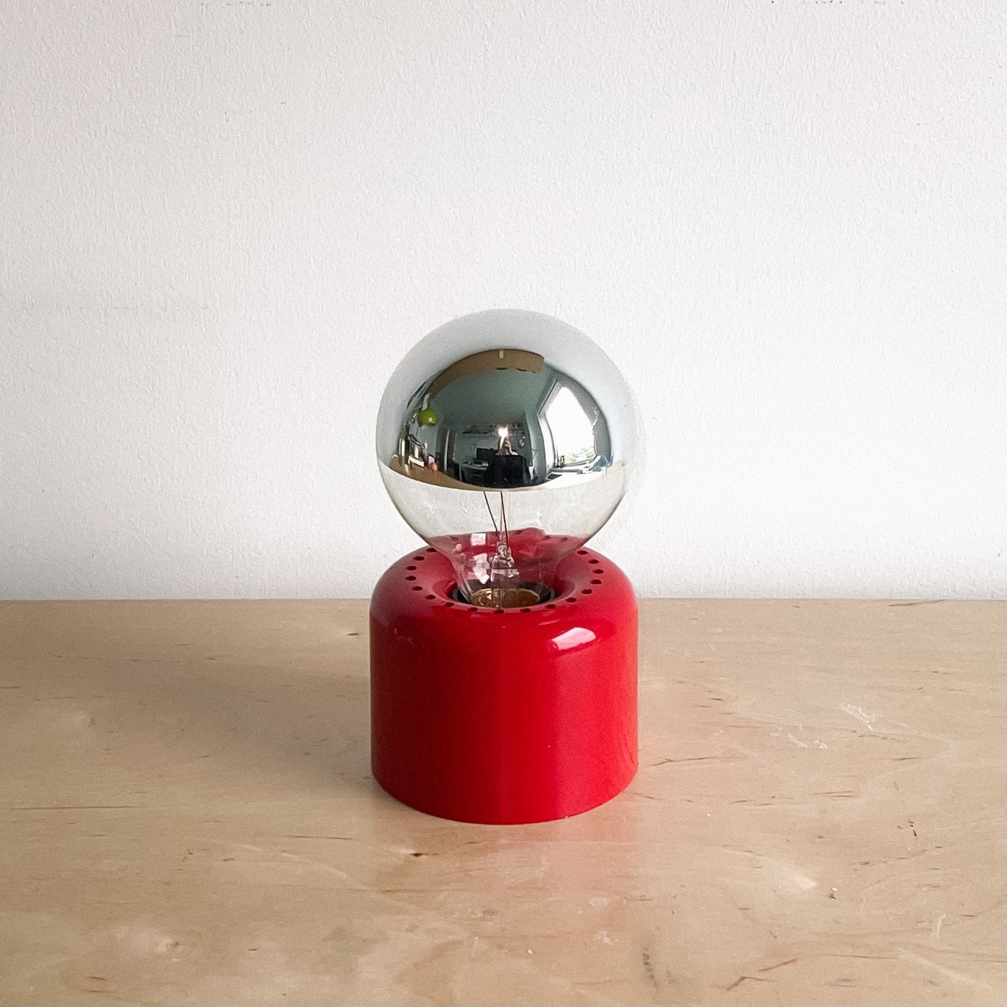 1960s Red Lamp by Boccato Gigante Zambusi