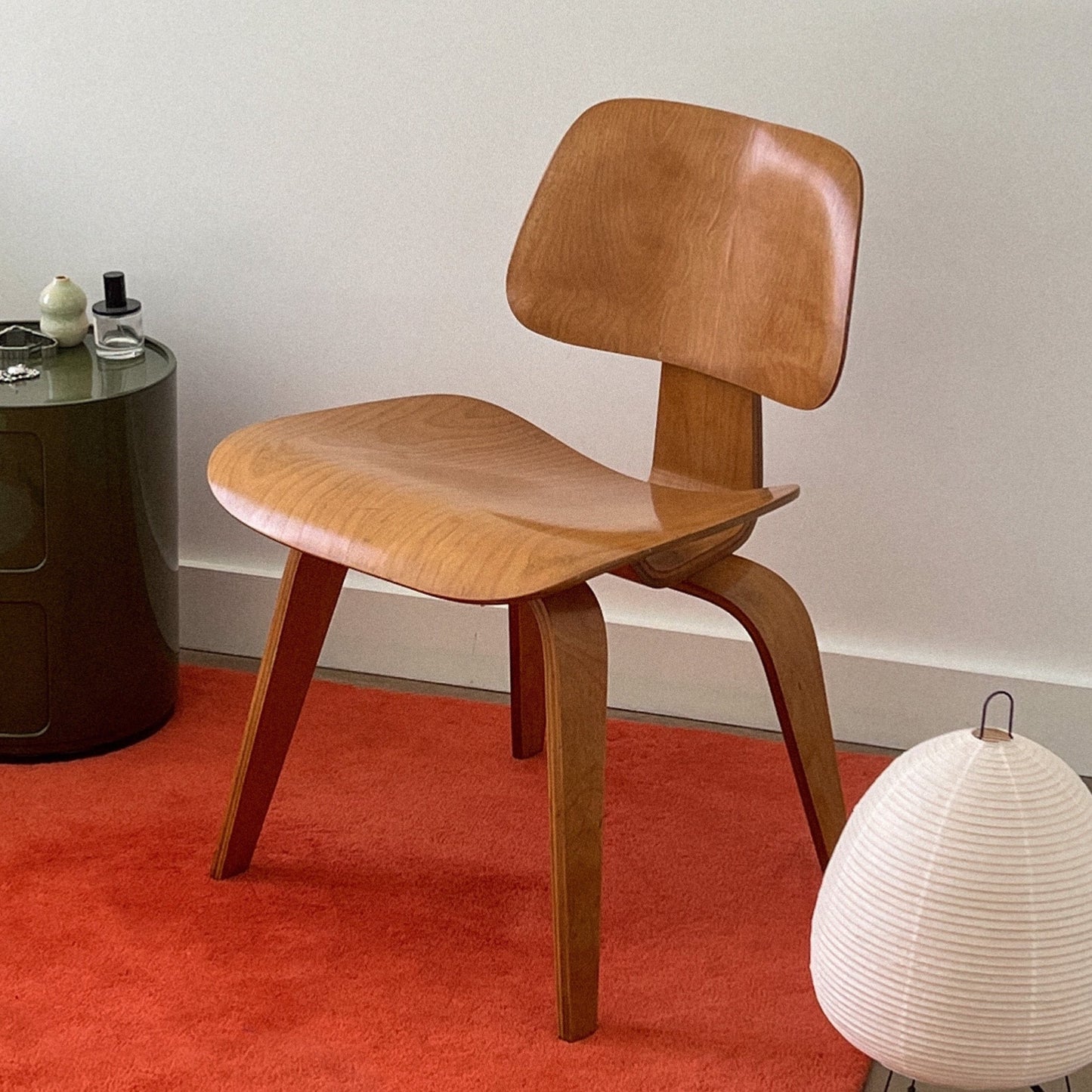 1940s First Generation Eames DCW Birchwood Chair By Evans