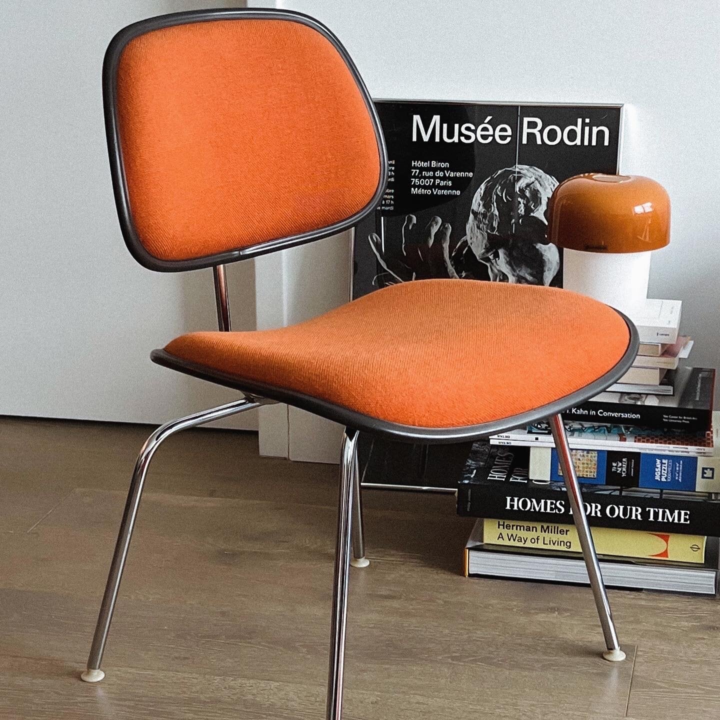Herman Miller Eames DCM Upholstered Chair 1970s