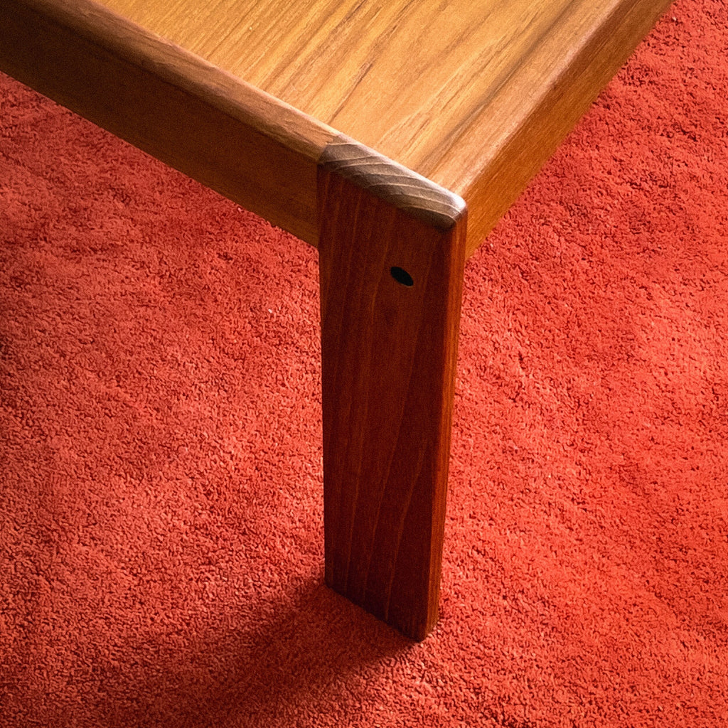 Danish Teak Bench by Komfort Denmark 1960s
