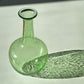 Vintage Hand Blown Green Bubble Vase