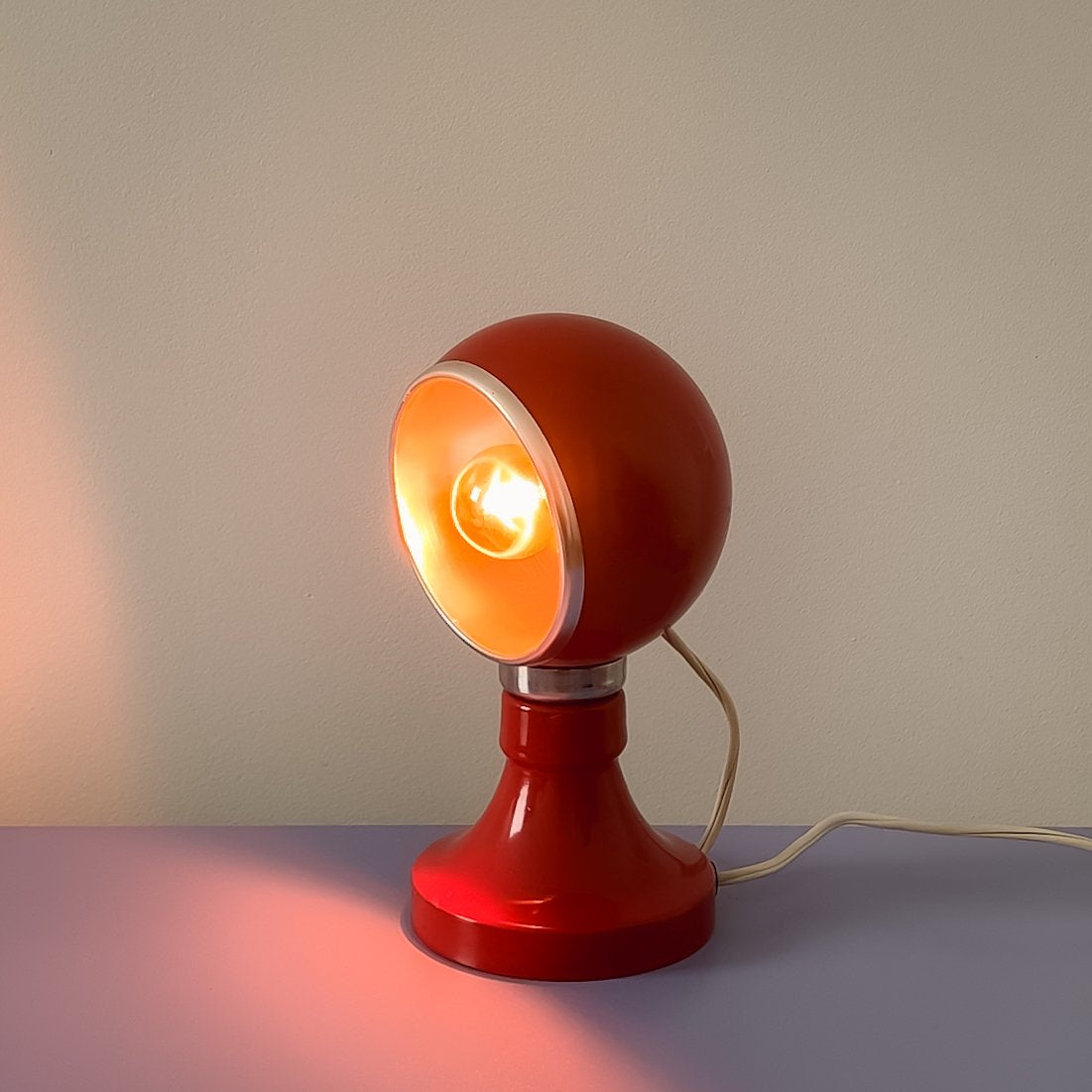 1970s Atomic Eyeball Table Lamp from Italy