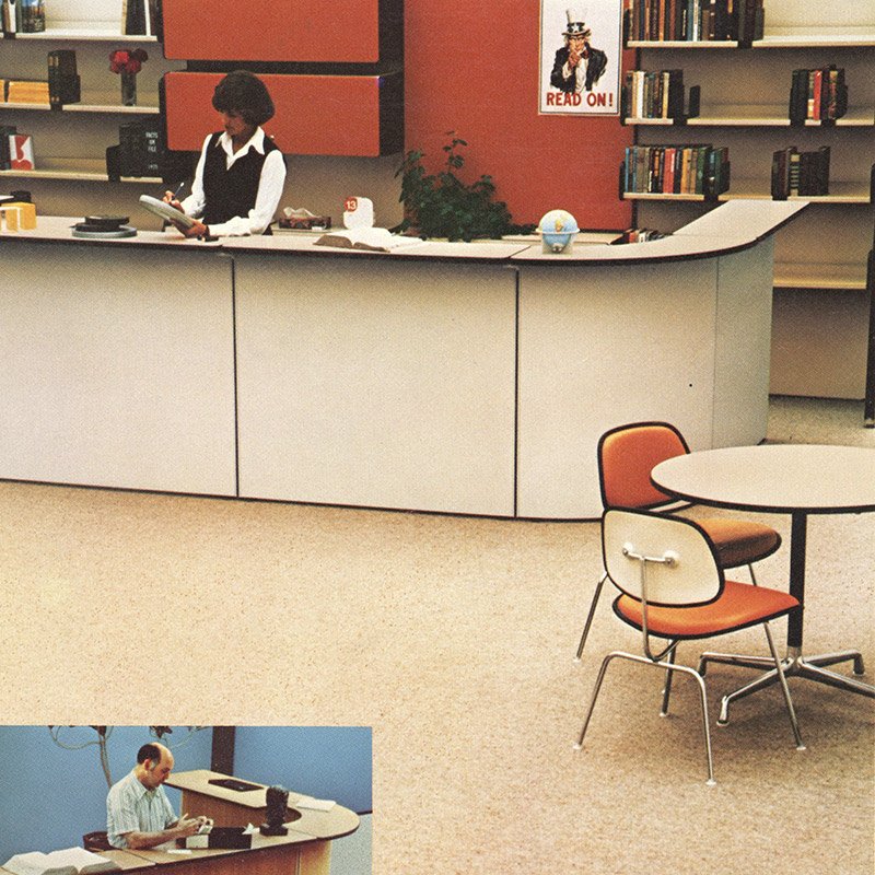 1970s Herman Miller Eames DCM Upholstered Chair