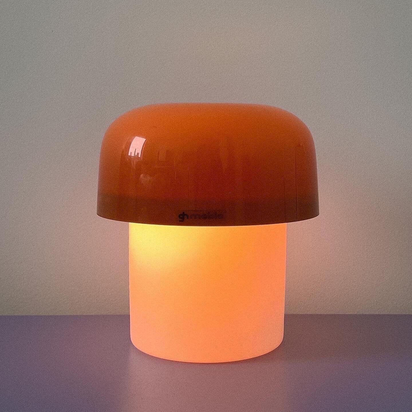 1980s Mushroom Lamp by Meblo Guzzini