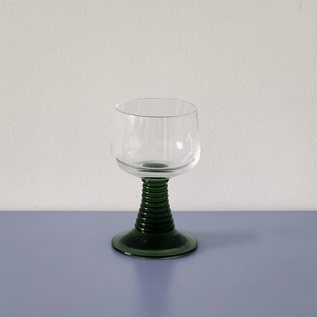 Vintage German Wine Glasses / Pair