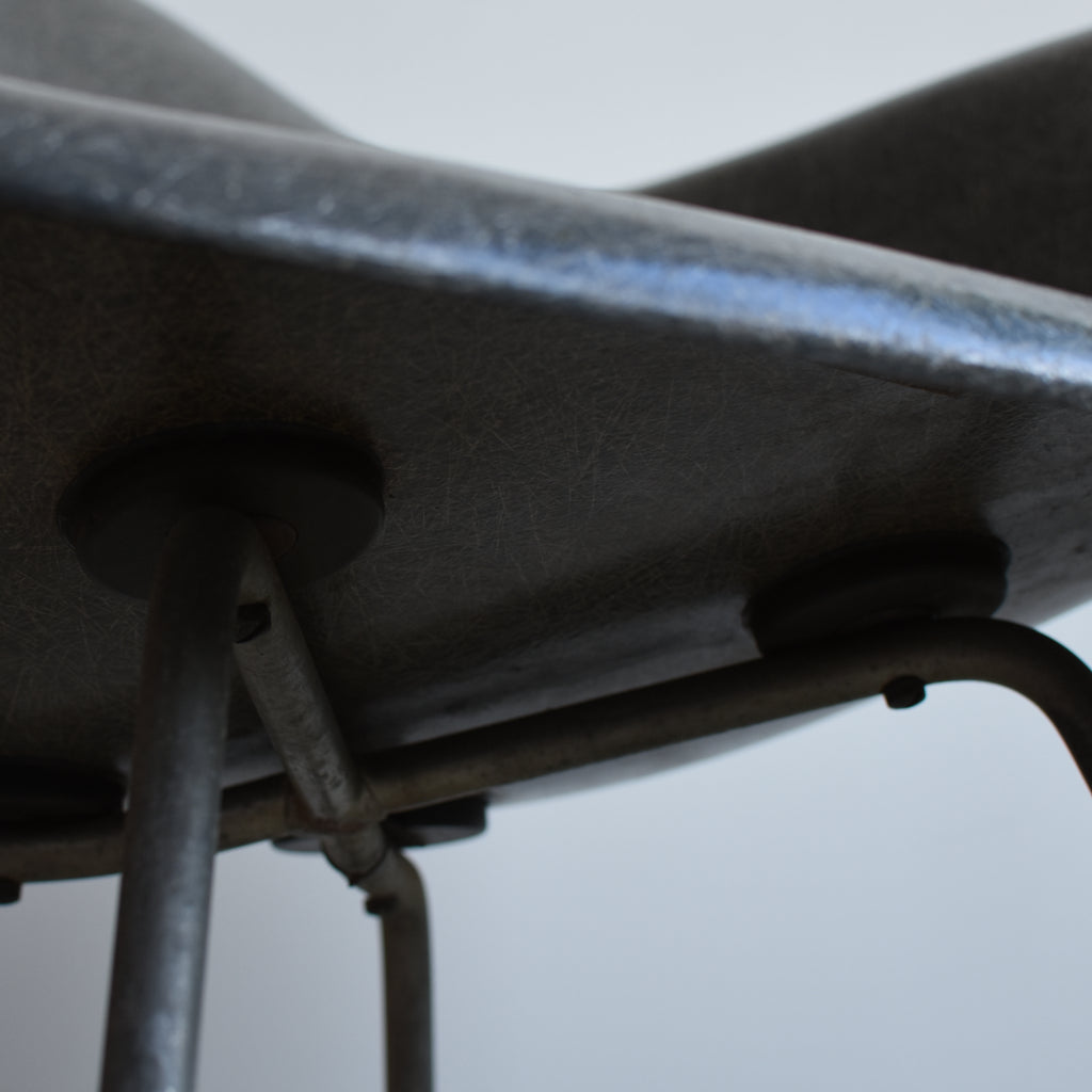 Herman Miller Eames DAX Fiberglass Arm Chair 1950s