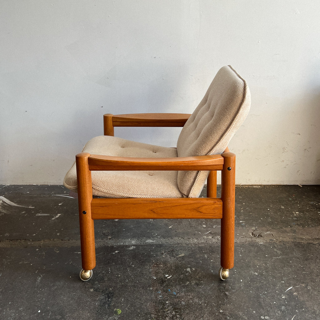 Danish Lounge Chair by Domino Mobler 1970s