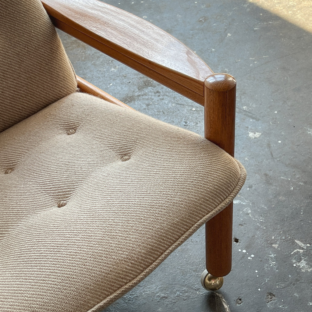 Danish Lounge Chair by Domino Mobler 1970s