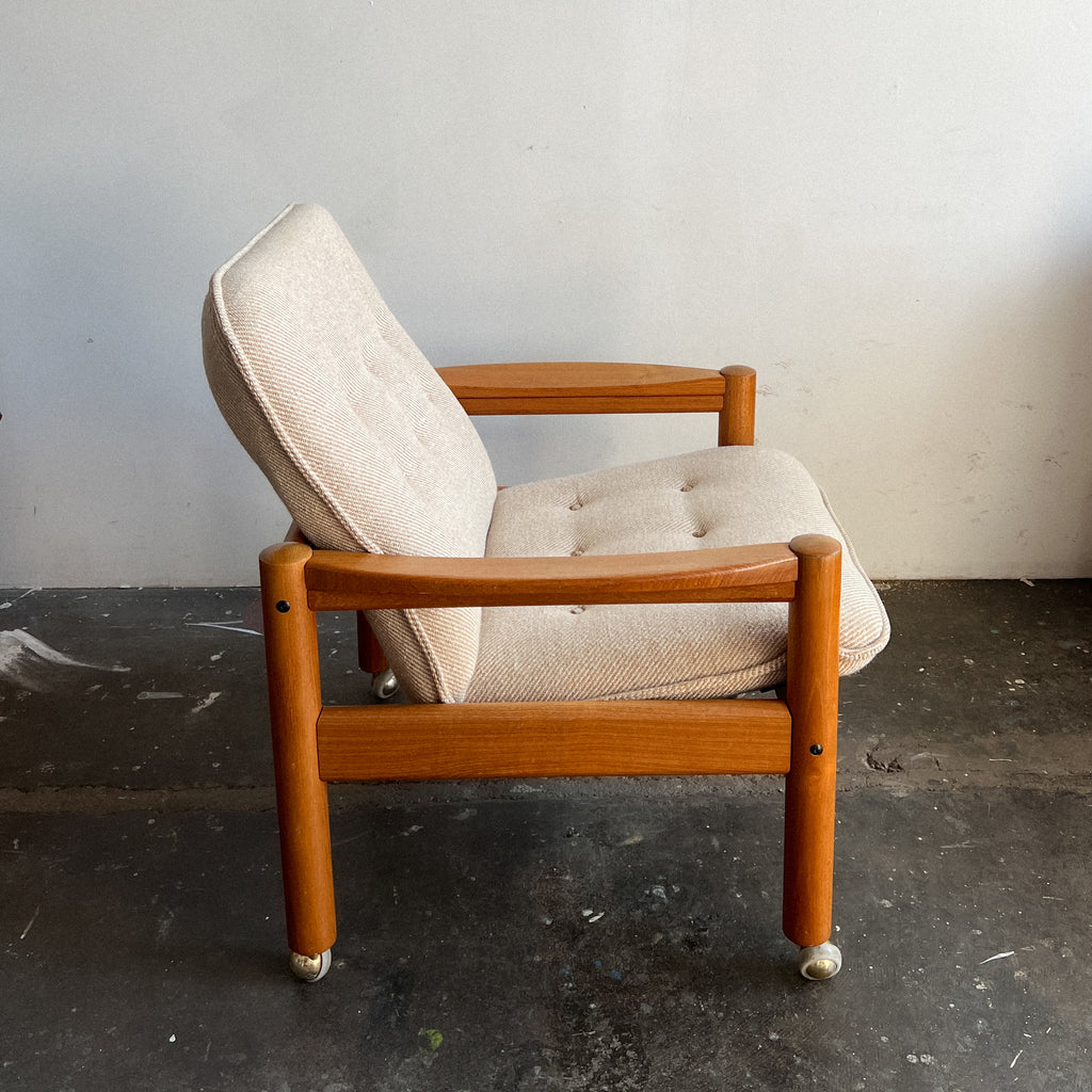 Danish Lounge Chair by Domino Mobler 1970s