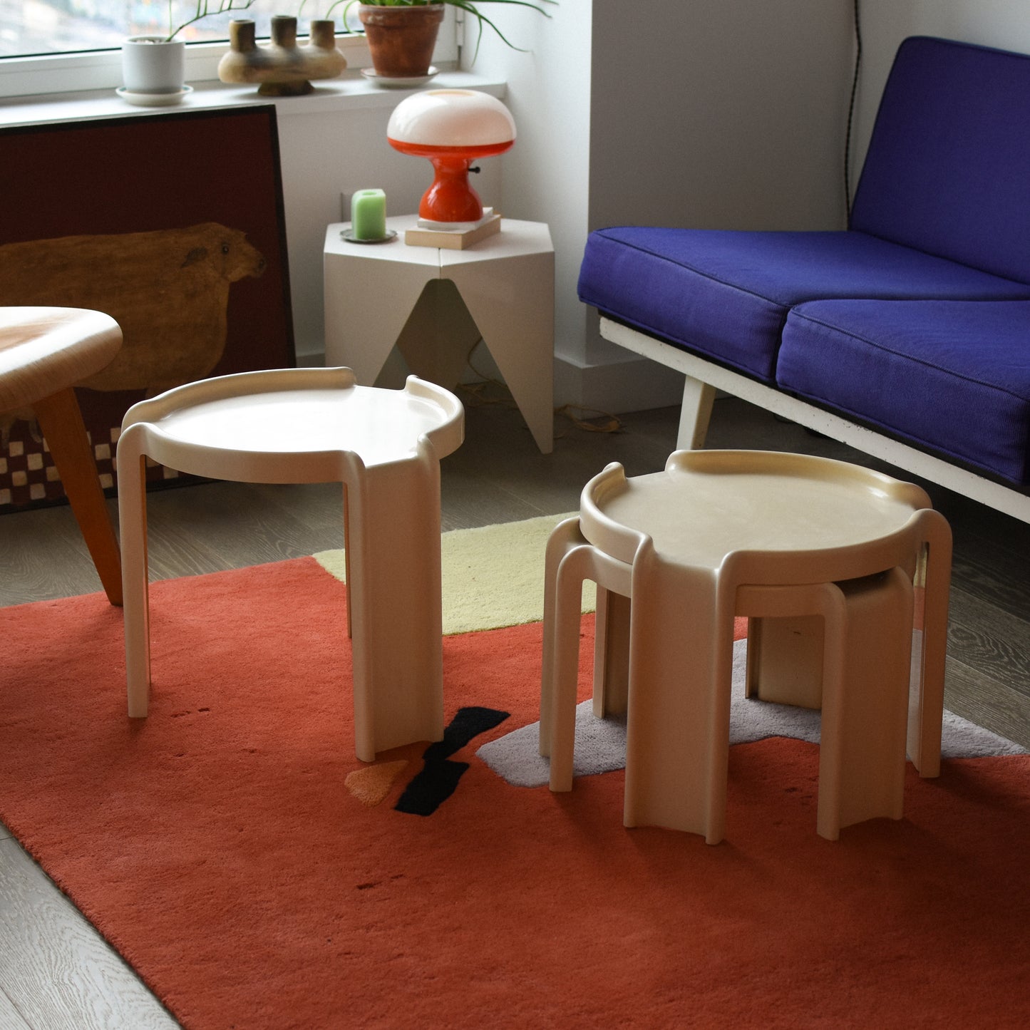 1970s Nesting Tables by Giotto Stoppino for Kartell