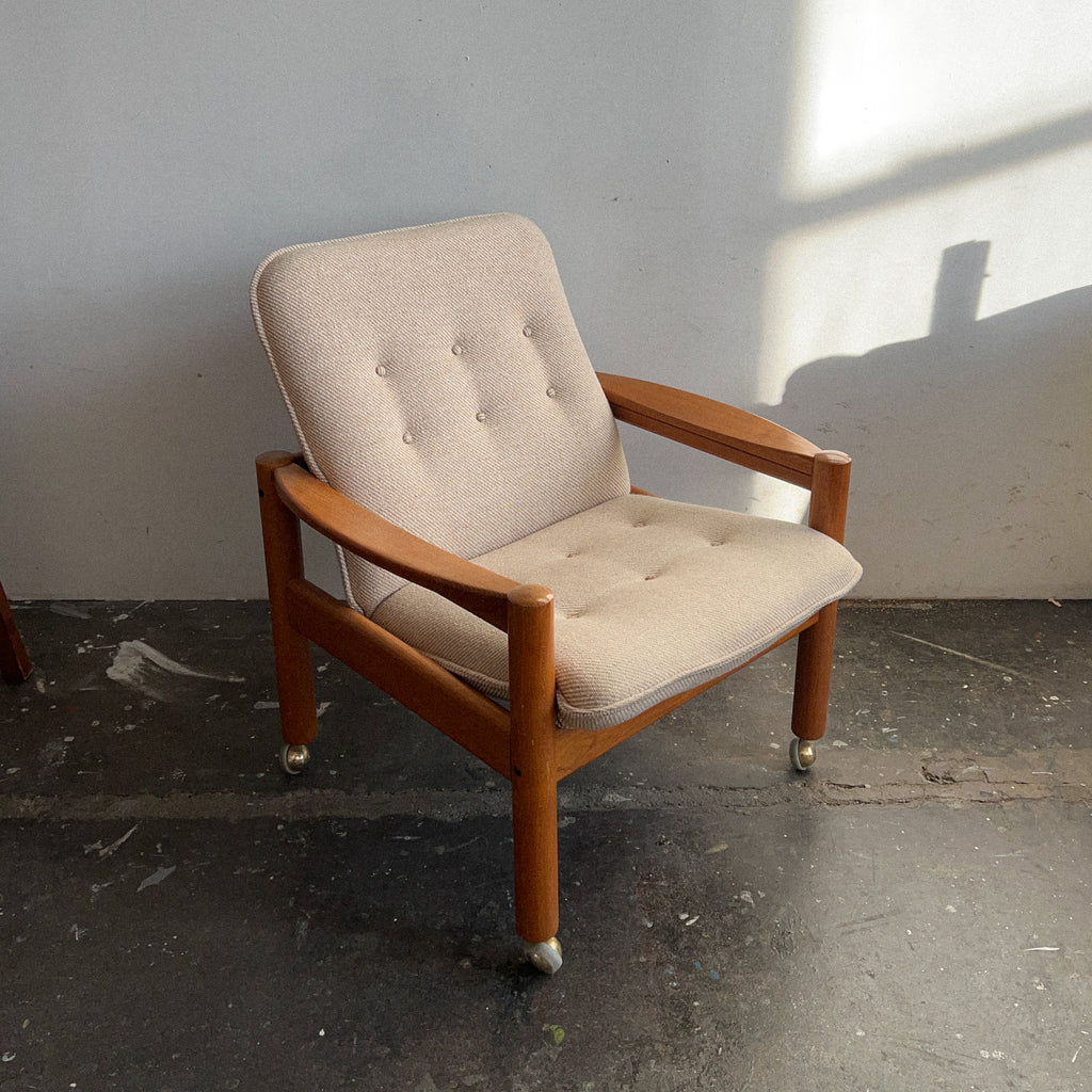 Danish Lounge Chair by Domino Mobler 1970s