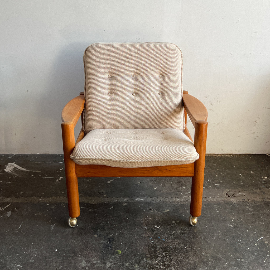 Danish Lounge Chair by Domino Mobler 1970s