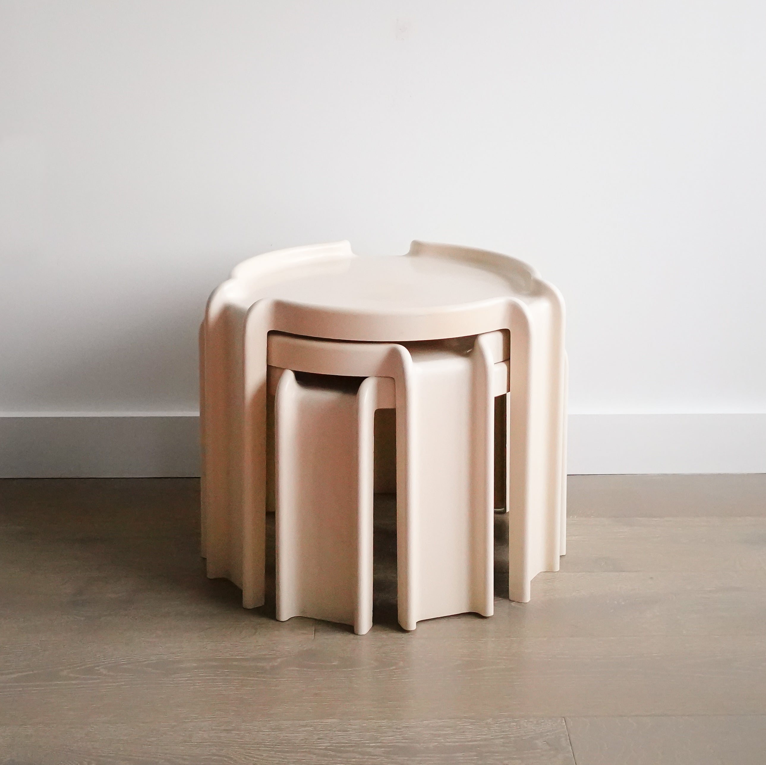 Nesting Tables by Giotto Stoppino for Kartell 1970s